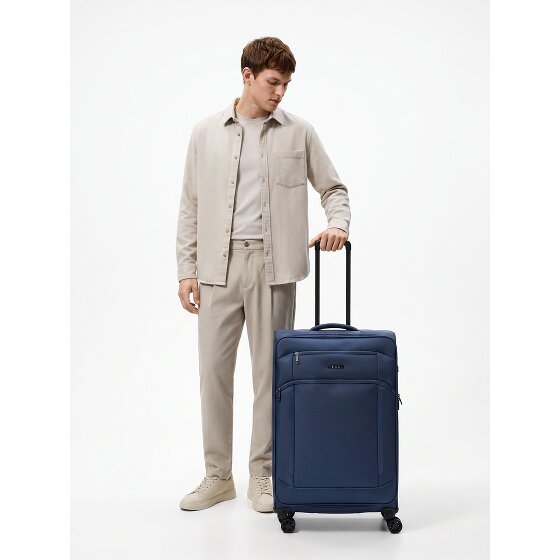 d&n Travel Line 9804 4 ruote Carrello L 78 cm espandibile
