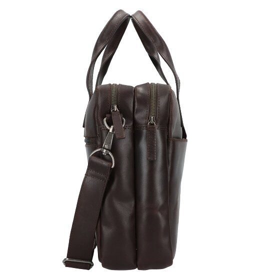 Burkely Cartella Jesse vintage in pelle 42 cm Scomparto per laptop