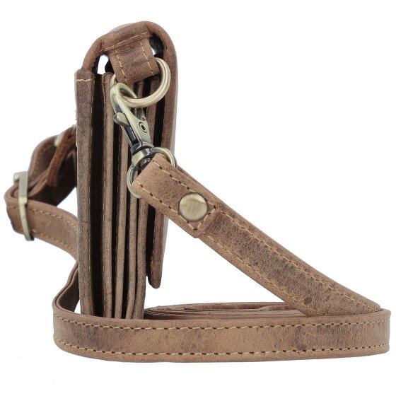 Greenburry Vintage Pochette Protezione RFID Pelle 20 cm