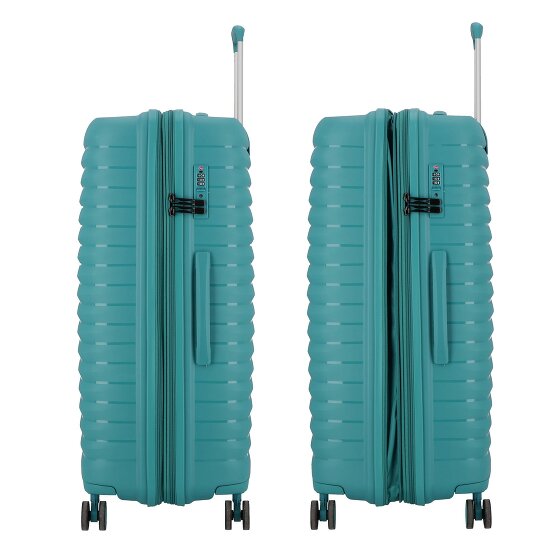 d&n Travel Line 4500 4 ruote Carrello L 75 cm con piega di espansione