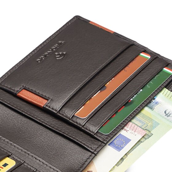 Roncato Monaco Portafoglio Protezione RFID Pelle 12 cm
