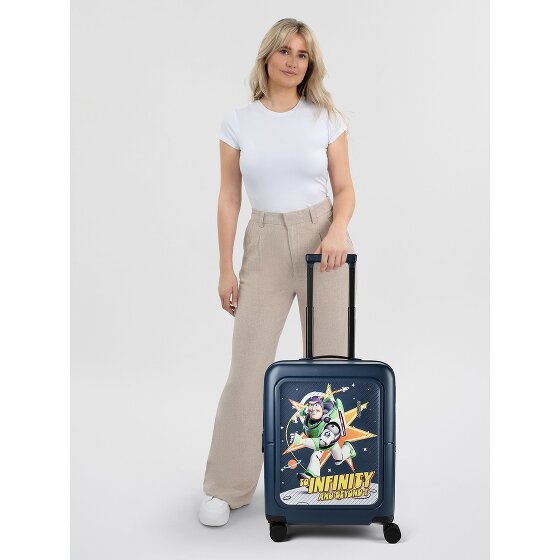 American Tourister Dashpop Disney 4 ruote Carrello della cabina 55 cm con piega di espansione