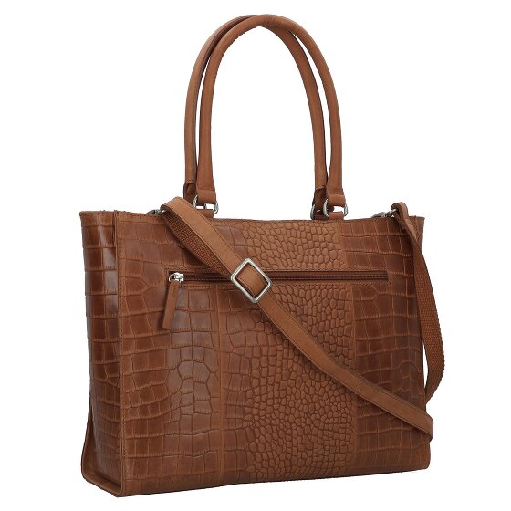 Burkely Cool Colbie Borsa shopper Vera Pelle 35 cm Vano porta PC