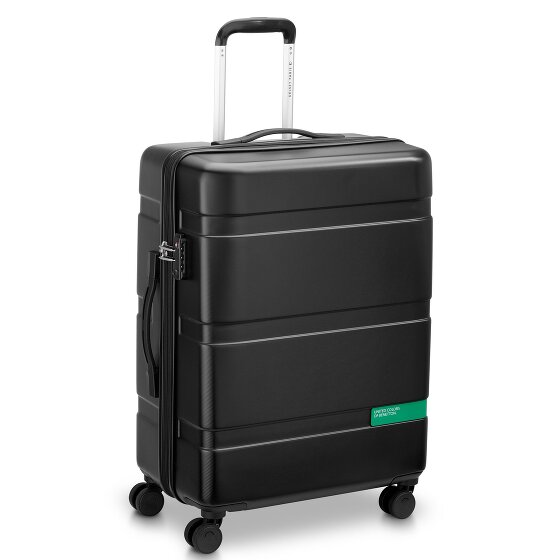 Delsey Paris x Set di valigie a 4 ruote United Colors of Benetton Now Hardside 3 pezzi con piega elastica