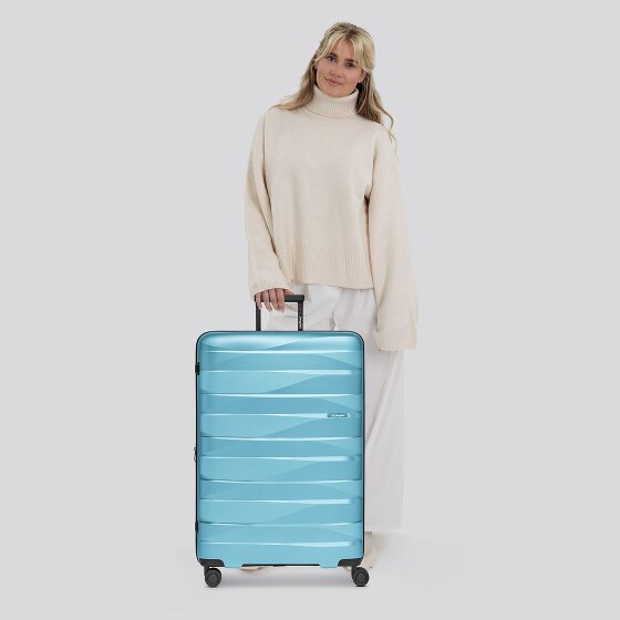 Bergpfeil Trolley da viaggio a 4 ruote L 75 cm con piega ad espansione