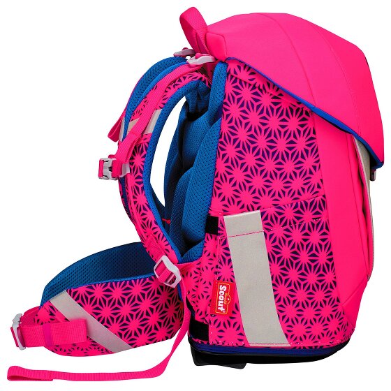 Scout Sunny II Neon Safety Set di borse per la scuola 4 pezzi