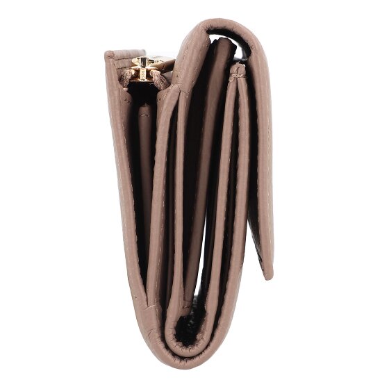 Coccinelle Portafoglio morbido in pelle metallizzata 14 cm