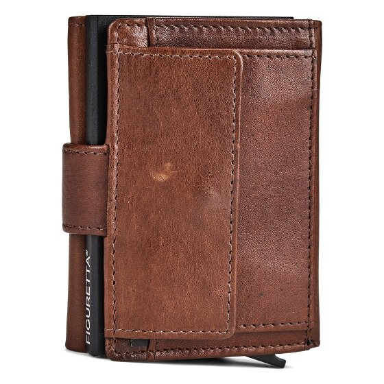 Greenburry Newport Portafoglio Protezione RFID Vera Pelle 9.5 cm