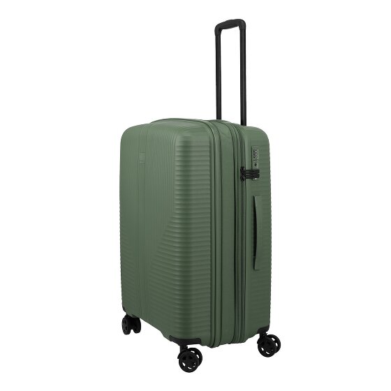 Travelite Air Stripe 4 ruote Set di valigie 3 pezzi con piega di espansione
