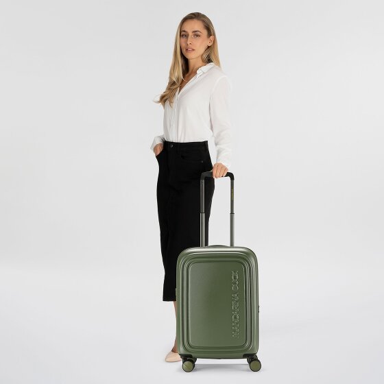 Mandarina Duck Logoduck Carrello cabina a 4 ruote 55 cm