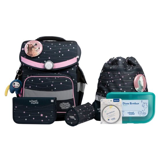 School-Mood Timeless Pro Set di borse per la scuola 7 pezzi