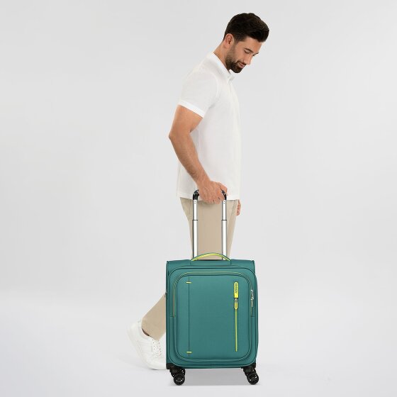 American Tourister Cloudrider 4 ruote Carrello della cabina S 55 cm con piega di espansione