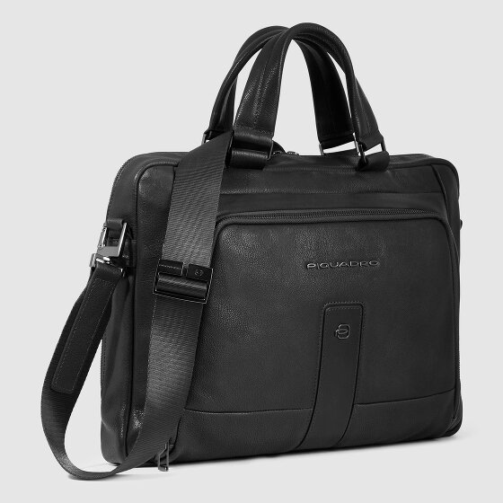 Piquadro Carl Valigetta Protezione RFID Pelle 37 cm Scomparto per laptop