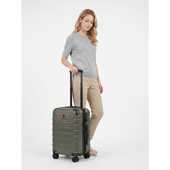 Tonino Lamborghini Milano 4 ruote Trolley cabina S 54 cm espandibile