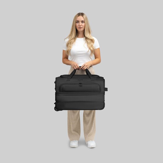 Redolz Duffle Essentials Borsa da viaggio a 2 ruote 55 cm M con patta di espansione