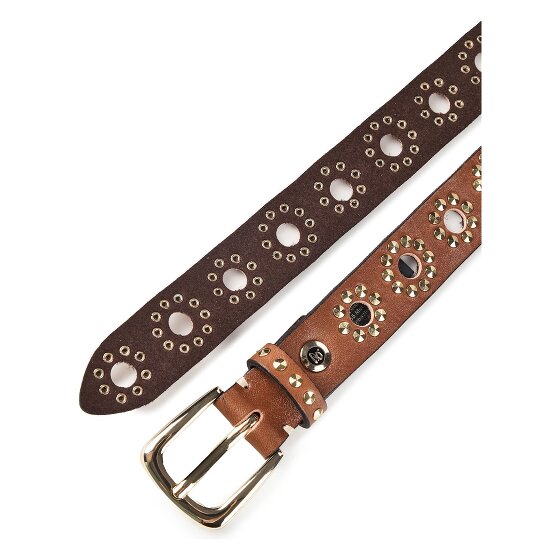 b.belt Cintura con borchie Vera Pelle