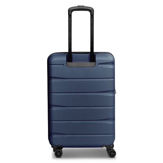 Franky Munich 4.0 Set di valigie a 4 ruote, 3 pezzi con piega elastica