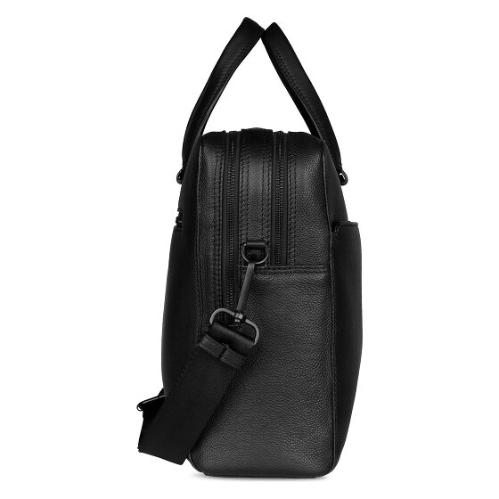 bugatti Black Valigetta Pelle 38 cm Scomparto per laptop