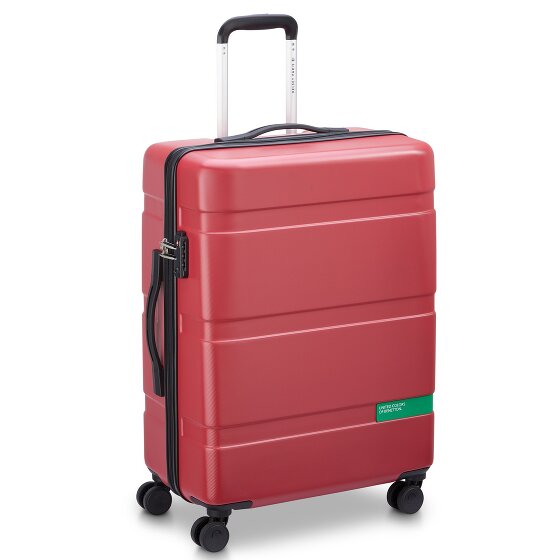 Delsey Paris x Set di valigie a 4 ruote United Colors of Benetton Now Hardside 3 pezzi con piega elastica
