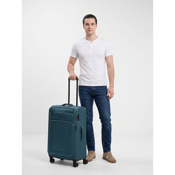 d&n Travel Line 9804 4 ruote Carrello L 78 cm espandibile