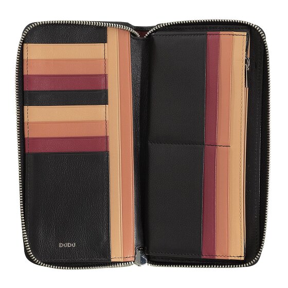 DuDu Ustica Portafoglio Protezione RFID Vera Pelle 20 cm