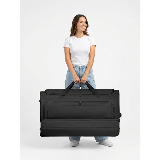 Redolz Borsa da viaggio Duffle Essentials a 2 ruote 90 cm XXL con piega elastica di dimensioni speciali