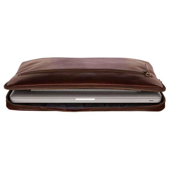 Leonhard Heyden Cambridge Laptop Sleeve in pelle 41 cm