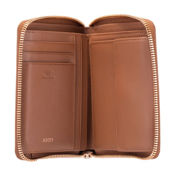 Joop! Leggero Stampa Nisa Portafoglio Protezione RFID Vera Pelle 13 cm