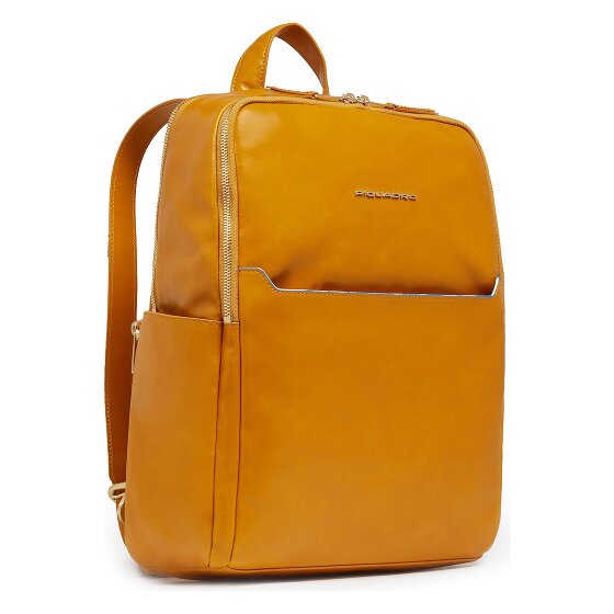 Piquadro Blue Square Zaino da giorno Protezione RFID Pelle 37 cm Scomparto per laptop