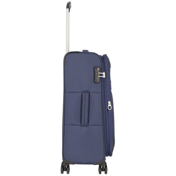 Worldpack Dublin 4 ruote Set di valigie 3 pezzi con piega di espansione