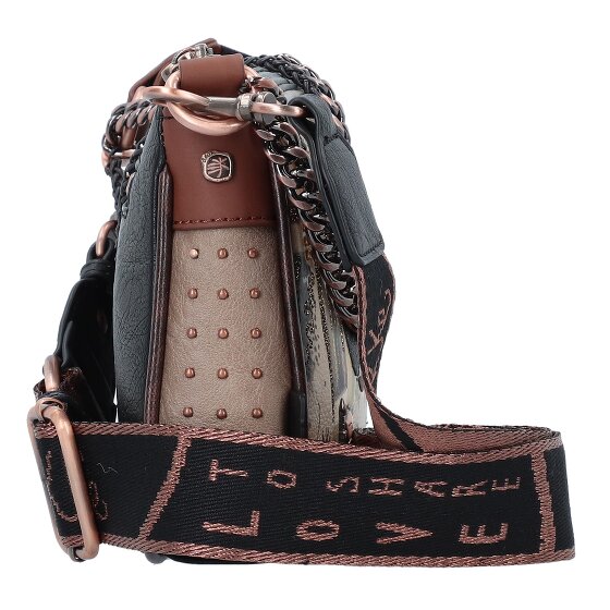 Anekke Shoen Black Borsa a tracolla 24 cm