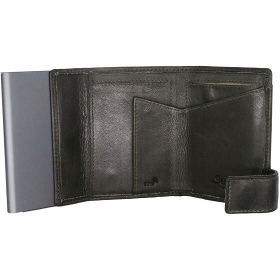 SecWal SecWal 1 Custodia per carte di credito Portafoglio RFID in pelle 9 cm