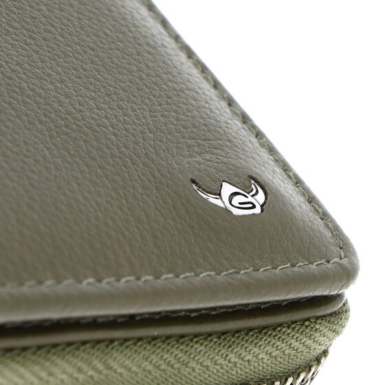 Golden Head Madrid Portafoglio Protezione RFID Vera Pelle 11.5 cm