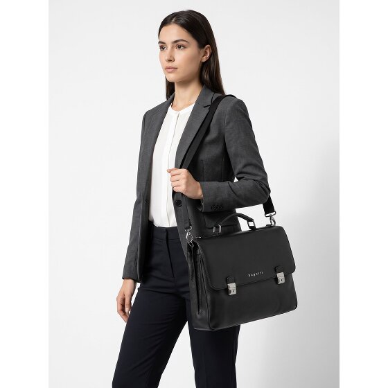 bugatti Valencia Cartella Vera Pelle 37 cm Vano porta PC