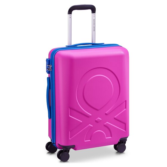 Delsey Paris x United Colors of Benetton Fabrica Carrello da cabina a 4 ruote 55 cm