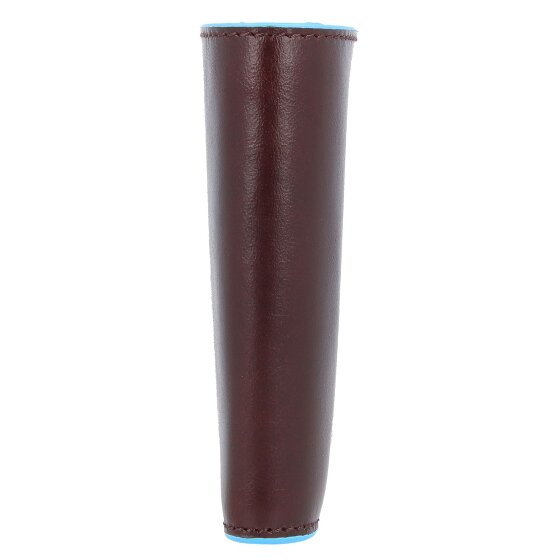Piquadro Portafoglio quadrato in pelle blu 12,5 cm