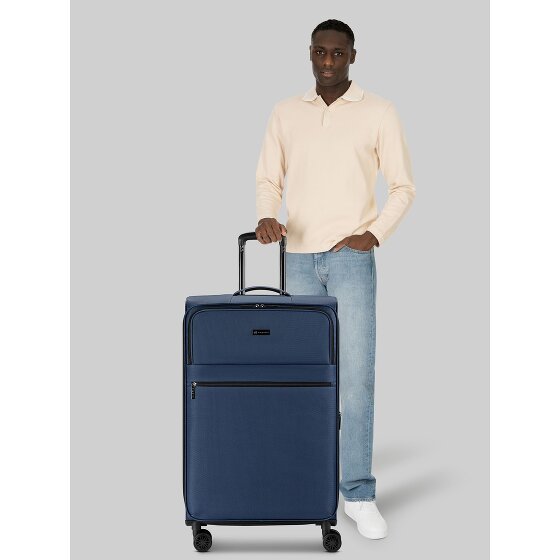 bugatti Valencia Soft 4 ruote Carrello L 75 cm con piega di espansione