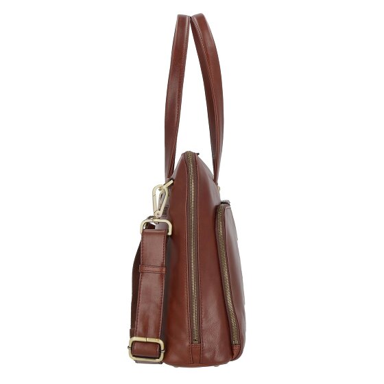 Leonhard Heyden Cambridge Borsa a tracolla in pelle 41 cm Scomparto per laptop