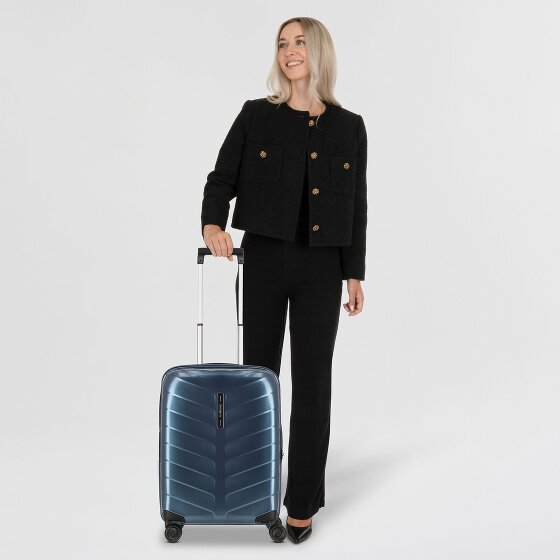 Samsonite Attrix 4 ruote Carrello della cabina 55 cm con piega di espansione