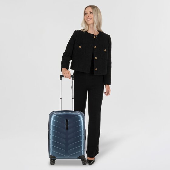 Samsonite Attrix 4 ruote Carrello della cabina 55 cm con piega di espansione