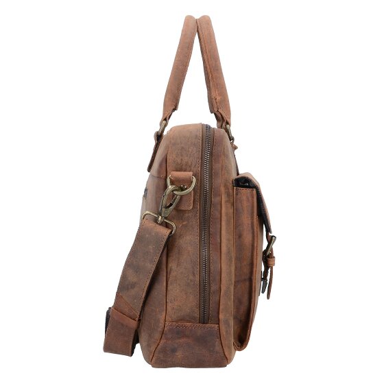 Harold's Antic Collection Cartella in pelle 40cm Scomparto per laptop