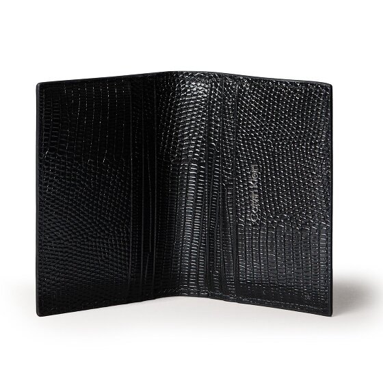 Calvin Klein Foil Portafoglio Vera Pelle 11.5 cm
