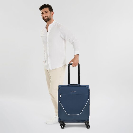 Stratic taska Trolley cabina a 4 ruote S 55 cm con piega a espansione