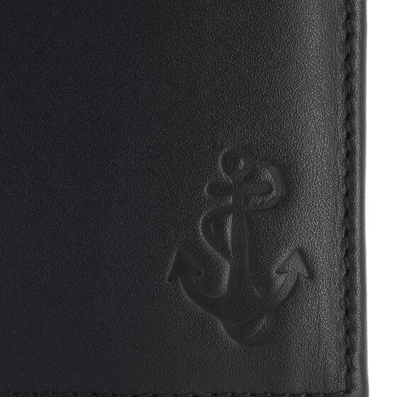 oxmox Leather Portafoglio Protezione RFID Vera Pelle 13 cm
