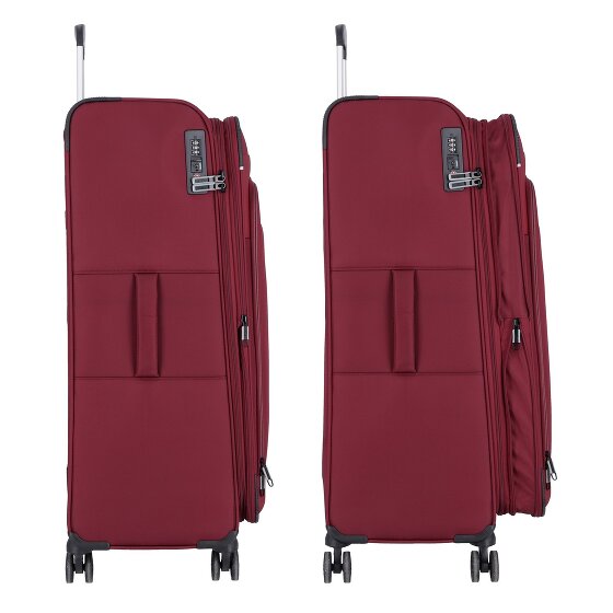 d&n Travel Line 9504 4 ruote Carrello L 76 cm con piega di espansione