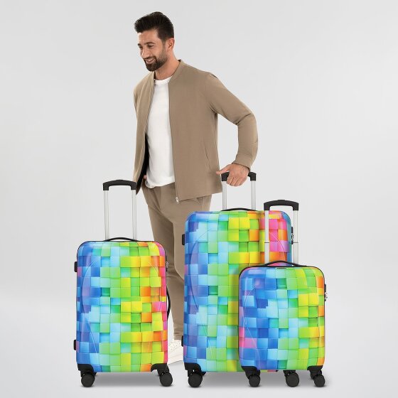 Nowi Santa Cruz 4 ruote Set di valigie 3 pezzi