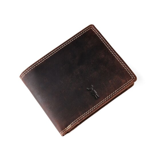 Jack Kinsky Baltimore 101 Portafoglio Protezione RFID Pelle 13 cm