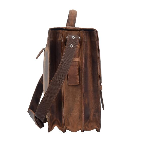 Plevier Retro Zeppelin Valigetta Pelle 43.5 cm Scomparto per laptop Plevier Retro Zeppelin Valigetta Pelle 43.5 cm Scomparto per laptop