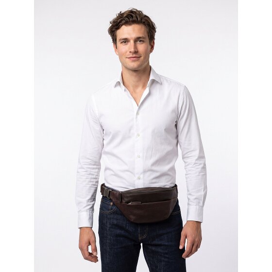Jost Glasgow Marsupio Protezione RFID Vera Pelle 36 cm
