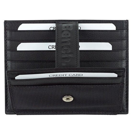 Bench Custodia per carta di credito al carbonio in pelle 11 cm